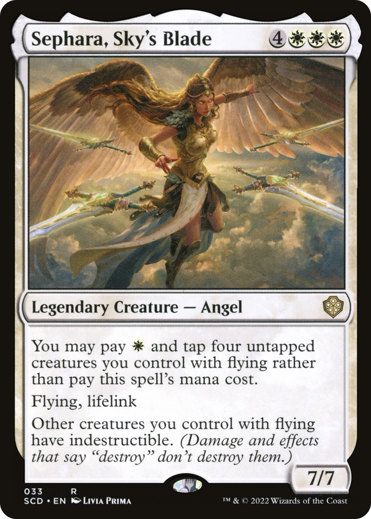 Sephara, Sky's Blade (33) [Starter Commander Decks]