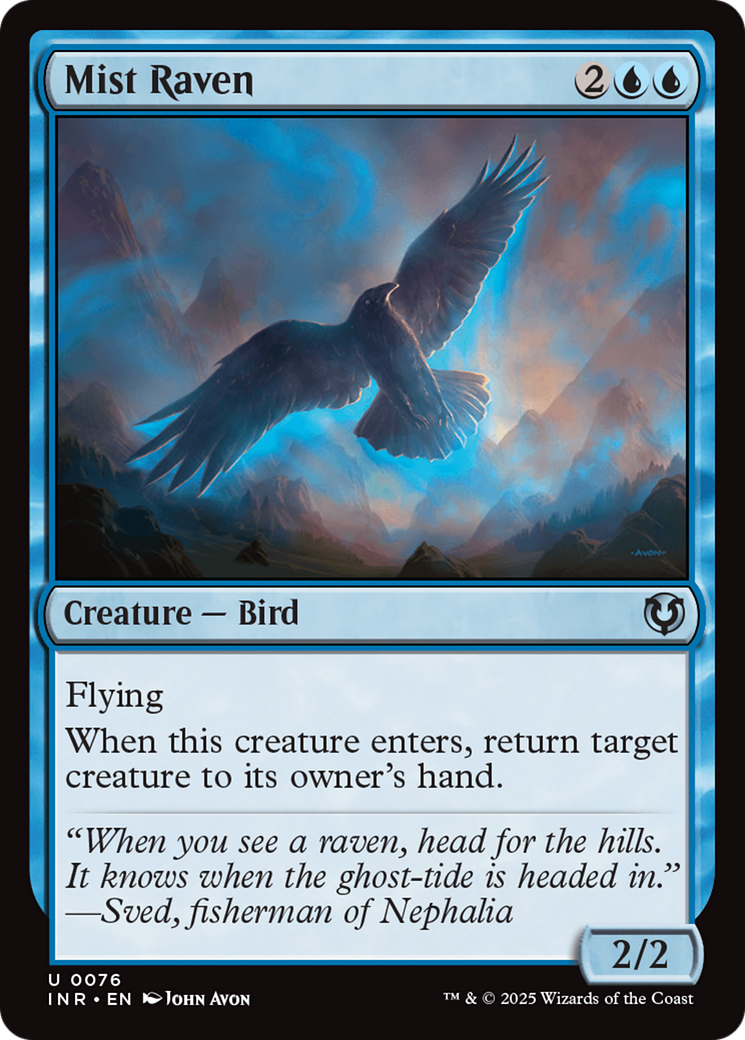 Mist Raven (76) [Innistrad Remastered]