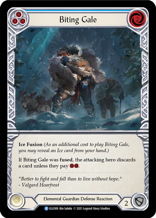 Biting Gale (Blue) (ELE009) [Tales of Aria]