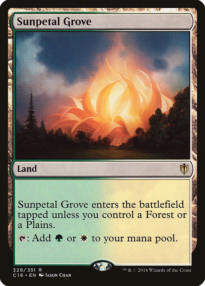 Sunpetal Grove (329) [Commander 2016]