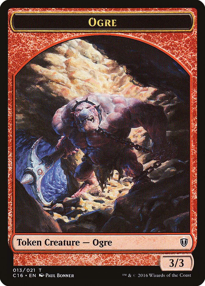 Beast // Ogre Double-Sided Token (14 // 13) [Commander 2016]
