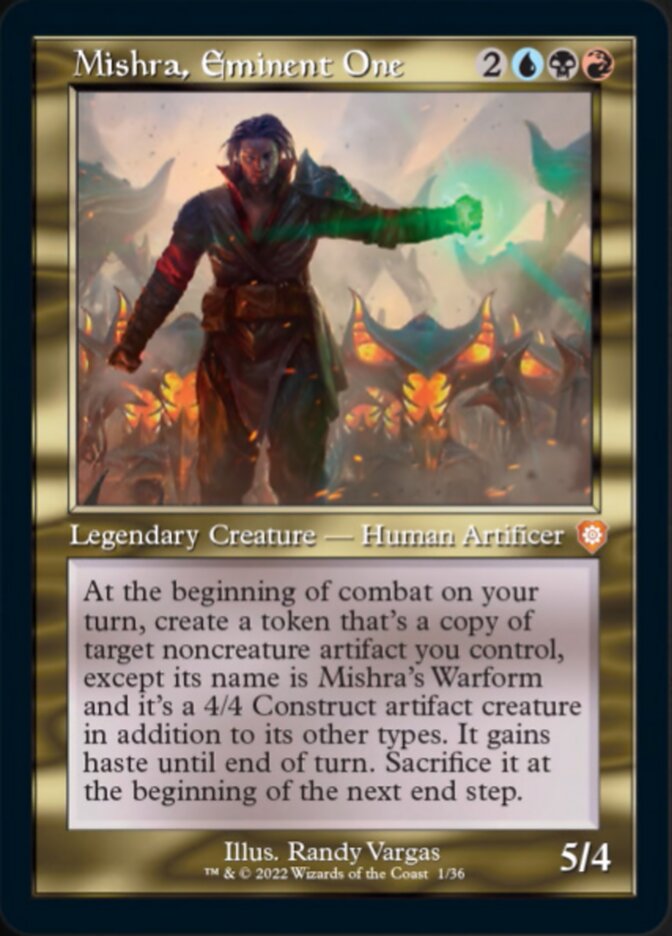 Mishra, Eminent One (Retro Frame) (1) [Commander: The Brothers' War]