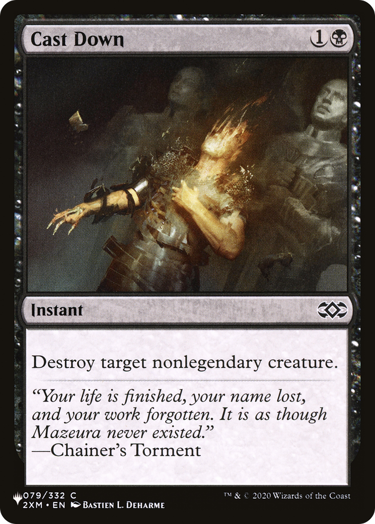 Cast Down (2XM) (079/332) [The List Reprints]