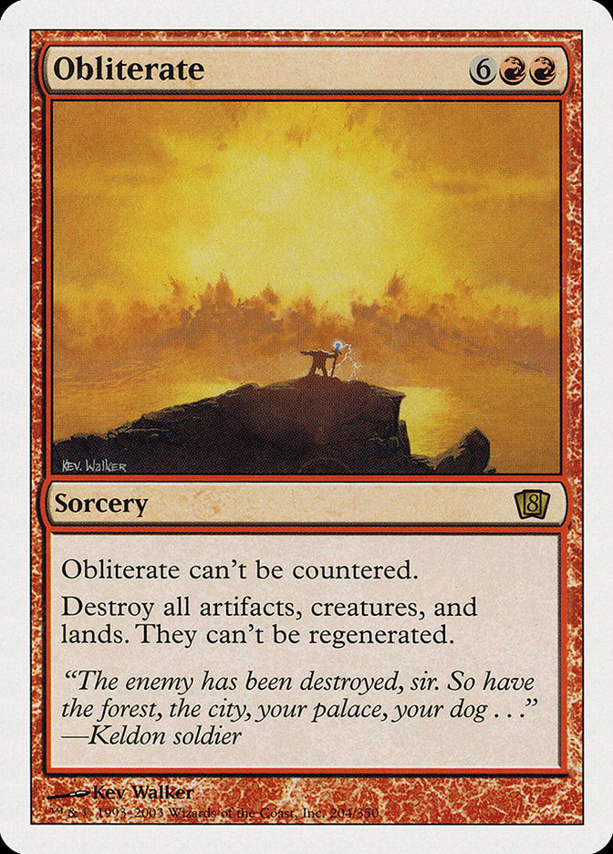 Obliterate (204) [8th Edition]
