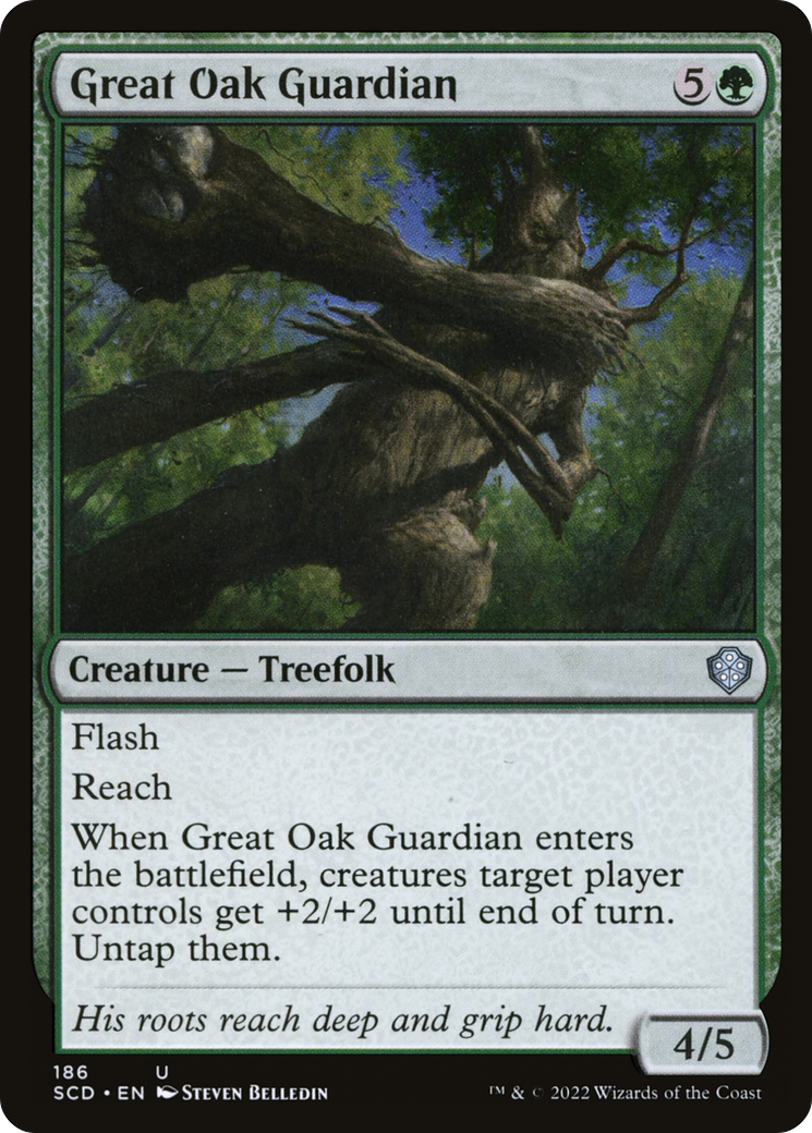 Great Oak Guardian (186) [Starter Commander Decks]