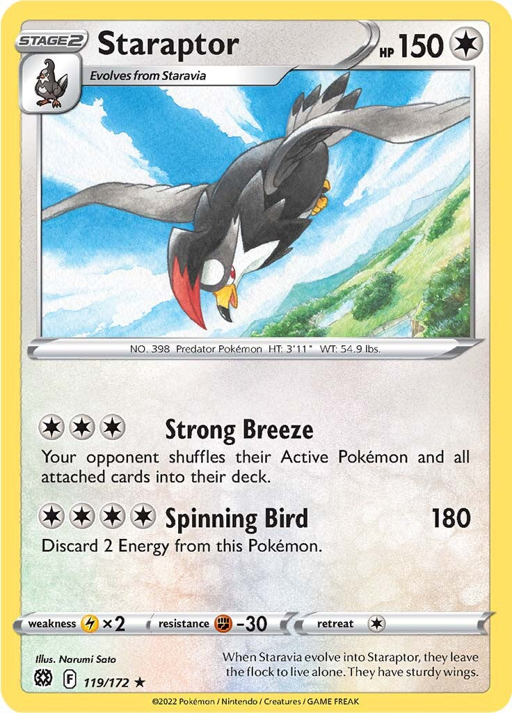 Staraptor (119/172) [SWSH09: Brilliant Stars]