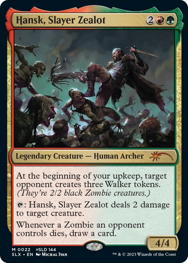 Hansk, Slayer Zealot (22) [SLX Cards]