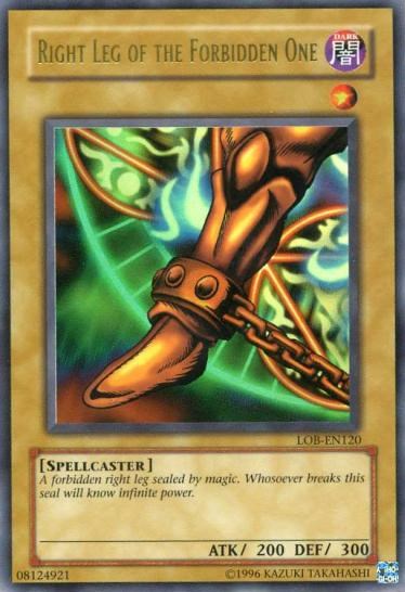 Right Leg of the Forbidden One (LOB-EN120) [Legend of Blue Eyes White Dragon (Worldwide English)]
