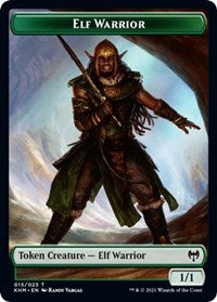 Elf Warrior // Servo Double-Sided Token (15 // 7) [Commander: Kaldheim]