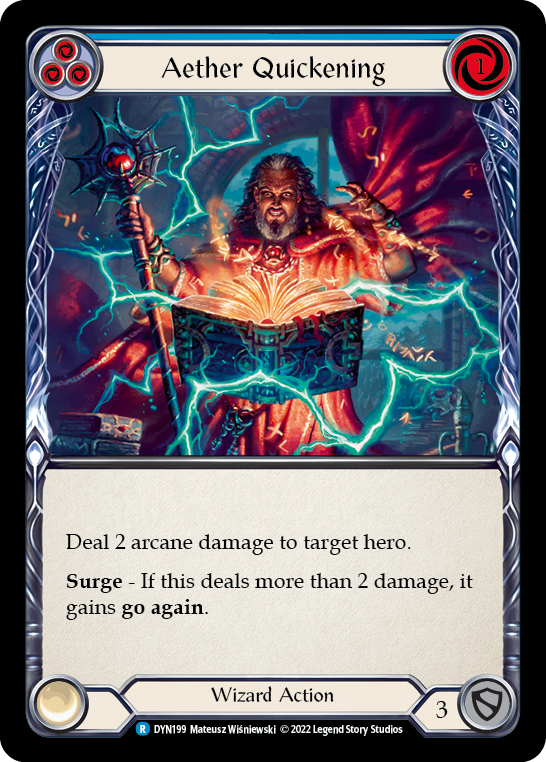 Aether Quickening (Blue) (DYN199) [Dynasty]