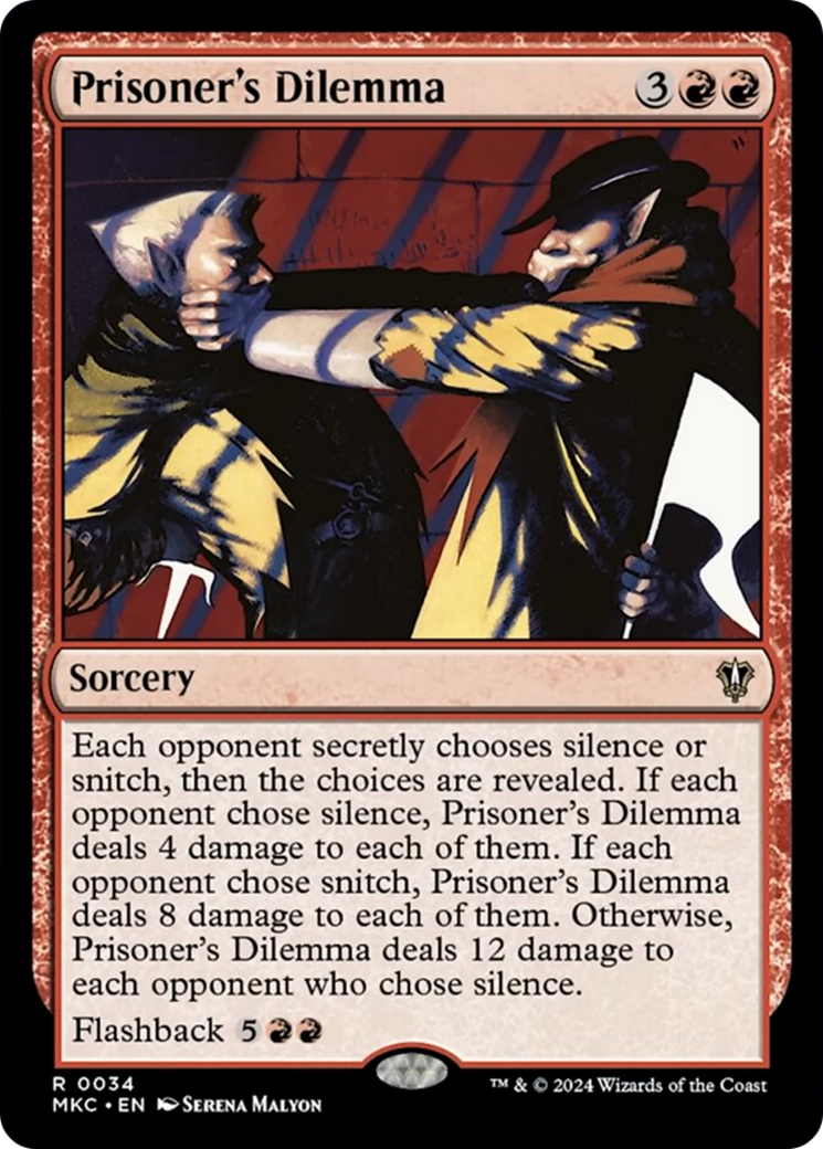Prisoner's Dilemma (34) [Commander: Murders at Karlov Manor]