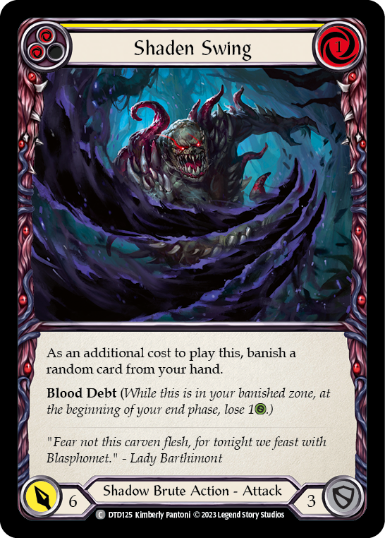 Shaden Swing (Yellow) (DTD125) [Dusk till Dawn]