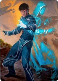 Jace, Mirror Mage Art Card (1/81) (1) [Art Series: Zendikar Rising]