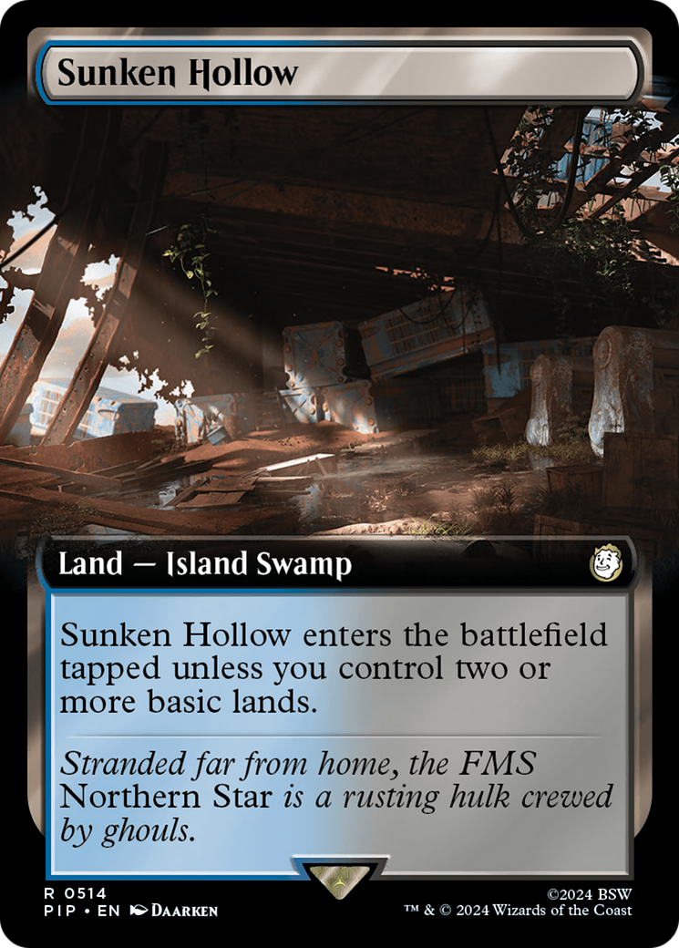 Sunken Hollow (Extended Art) (514) [Universes Beyond: Fallout]