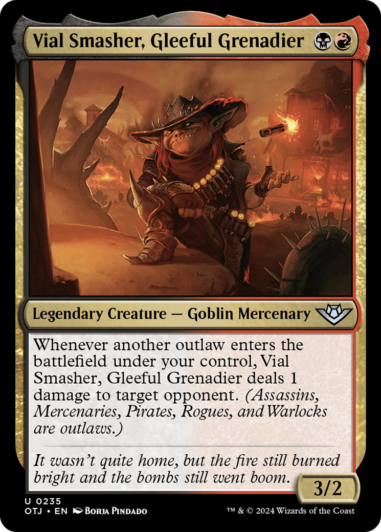 Vial Smasher, Gleeful Grenadier (235) [Outlaws of Thunder Junction]