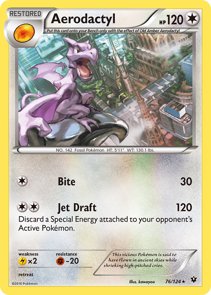 Aerodactyl (76/124) [XY - Fates Collide]