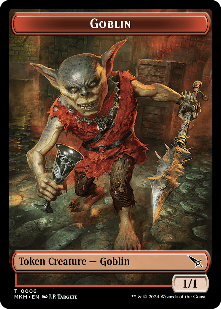 Thopter (0020) // Goblin Double-Sided Token (20 // 6) [Murders at Karlov Manor]