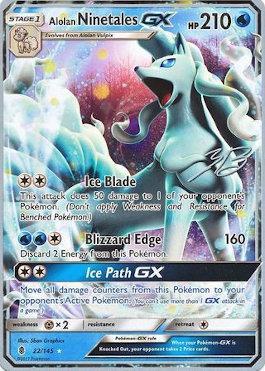 Alolan Ninetales GX - 2017 (Zachary Bokhari) (22/145) [World Championship Decks]