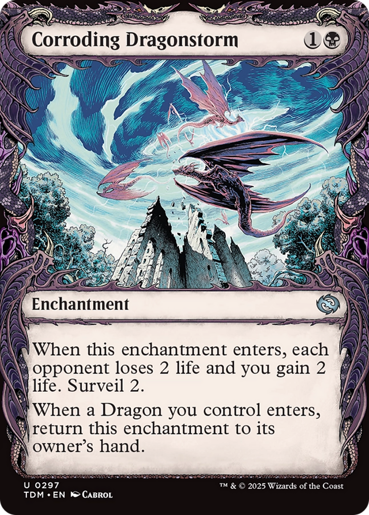 Corroding Dragonstorm (Showcase) (297) [Tarkir: Dragonstorm]