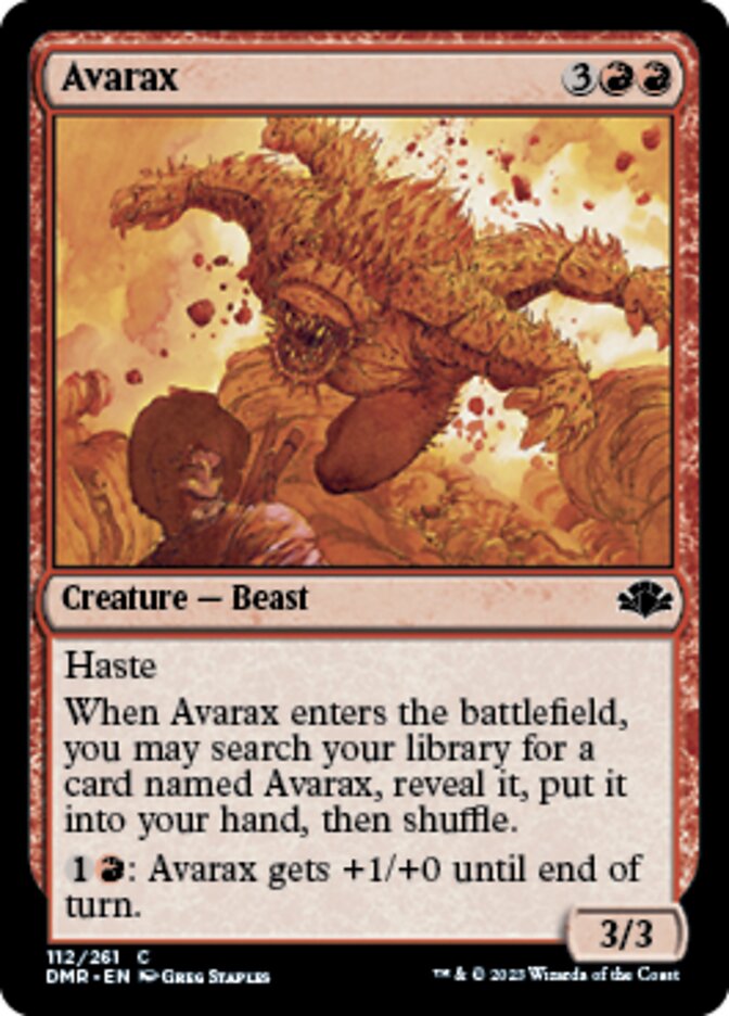 Avarax (112) [Dominaria Remastered]