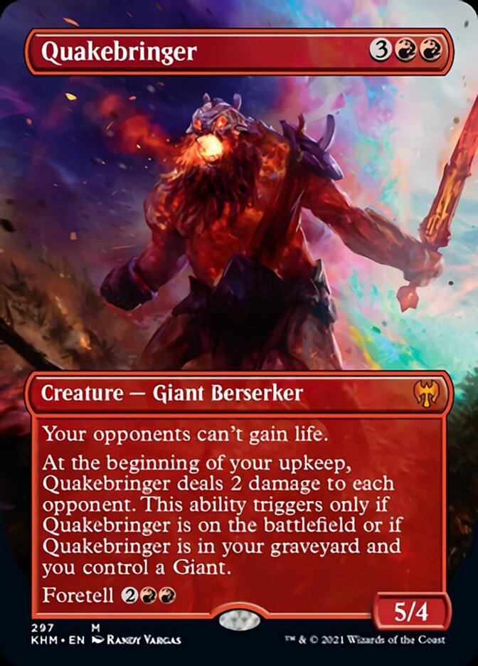 Quakebringer (Borderless) (297) [Kaldheim]