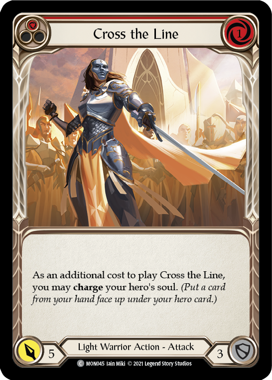Cross the Line (Red) (MON045) [Monarch]
