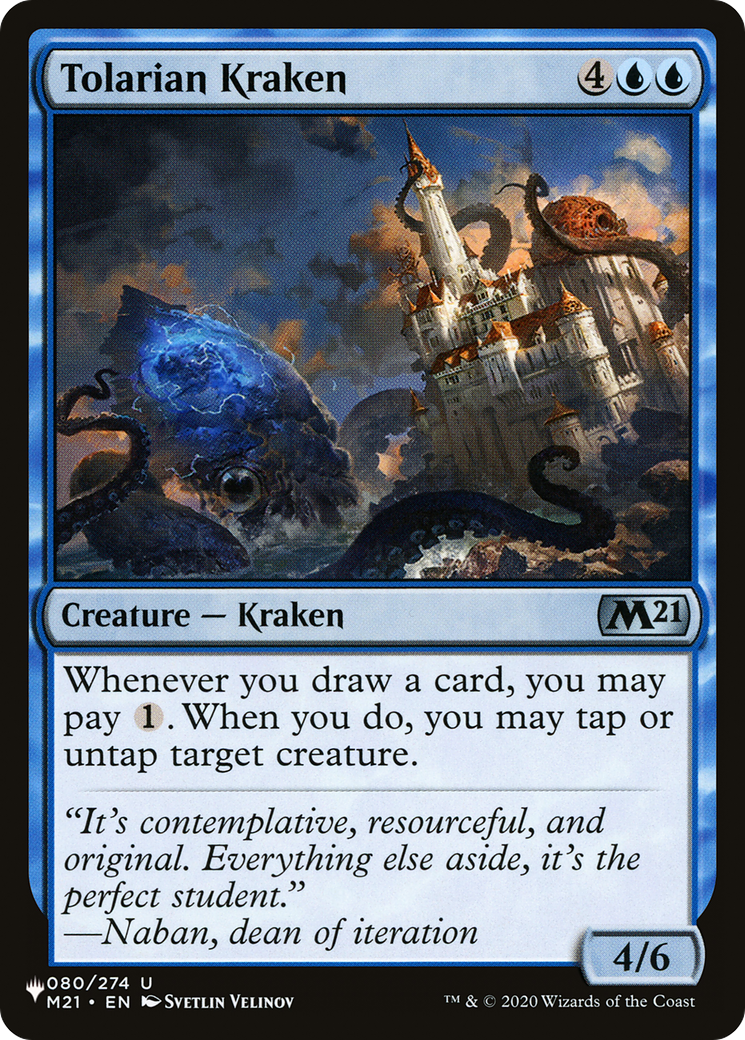 Tolarian Kraken (080/274) [The List Reprints]