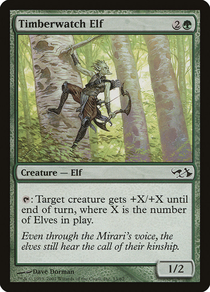 Timberwatch Elf (13) [Duel Decks: Elves vs. Goblins]