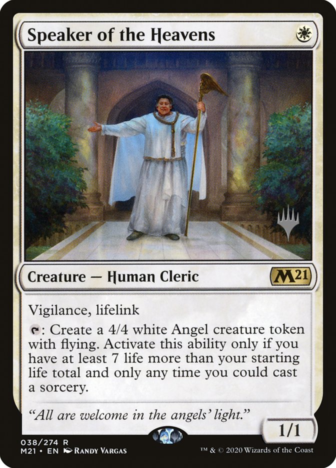 Speaker of the Heavens (38) [Promo Pack: Core Set 2021]