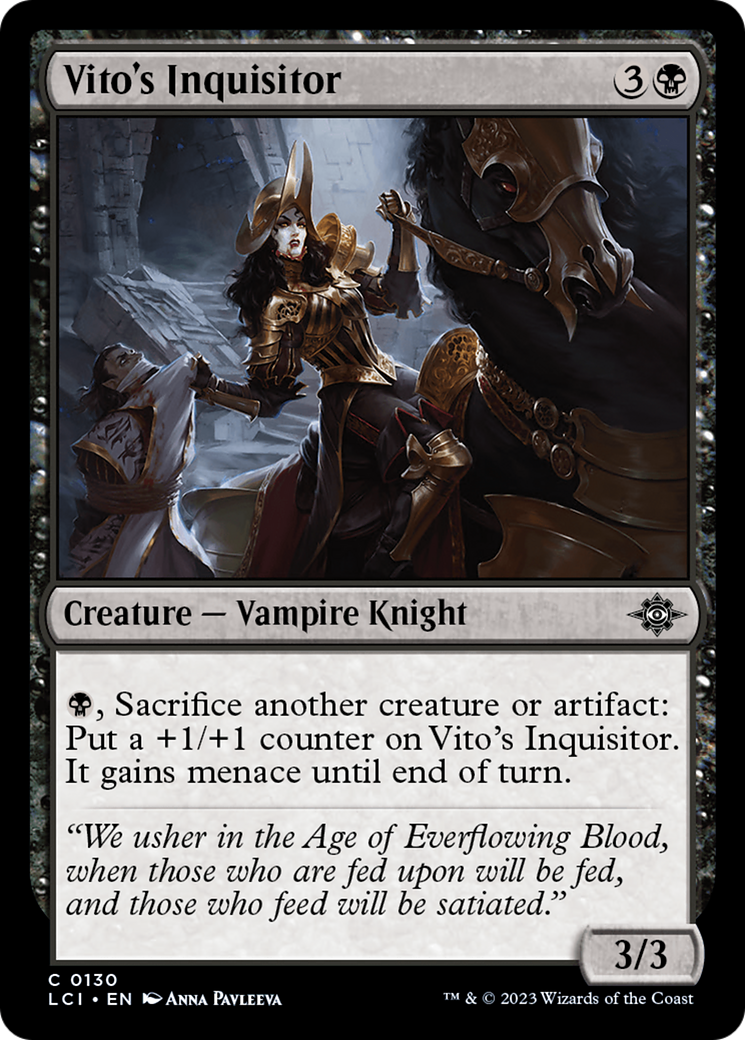 Vito's Inquisitor (130) [The Lost Caverns of Ixalan]