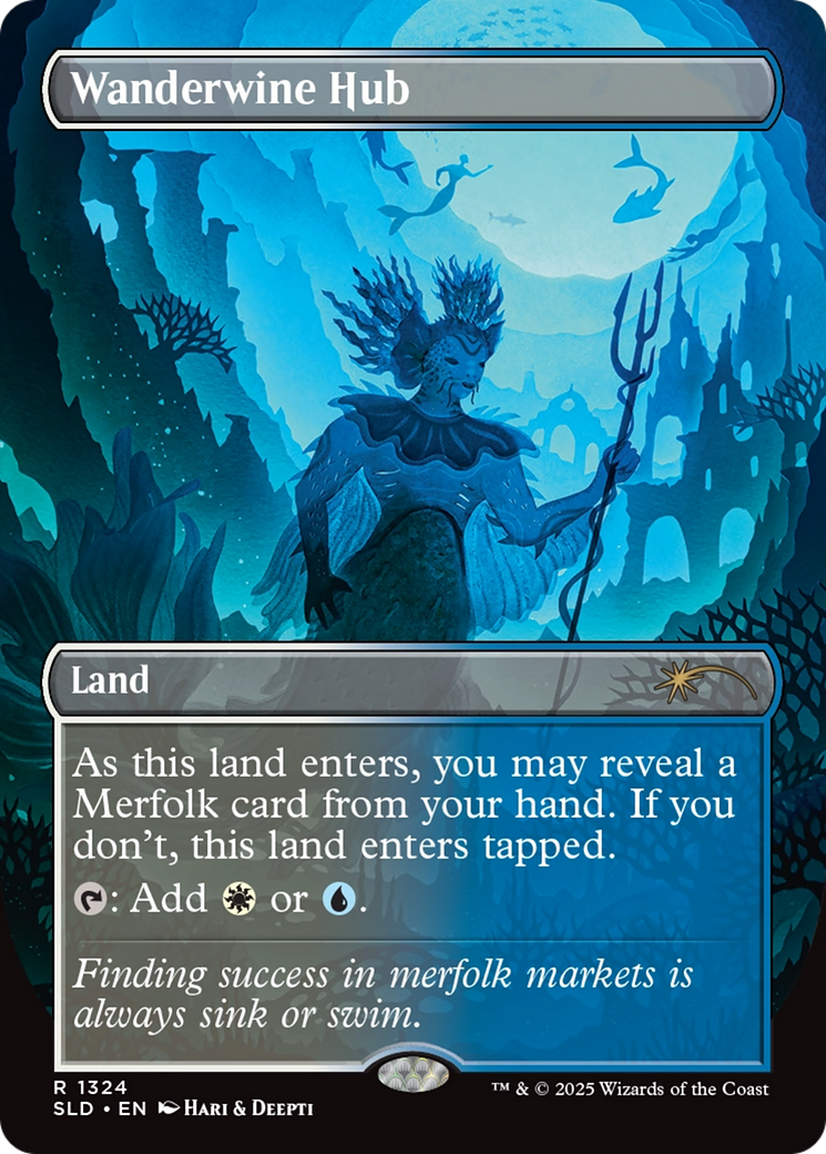 Wanderwine Hub (Rainbow Foil) (1324) [Secret Lair Drop Series]