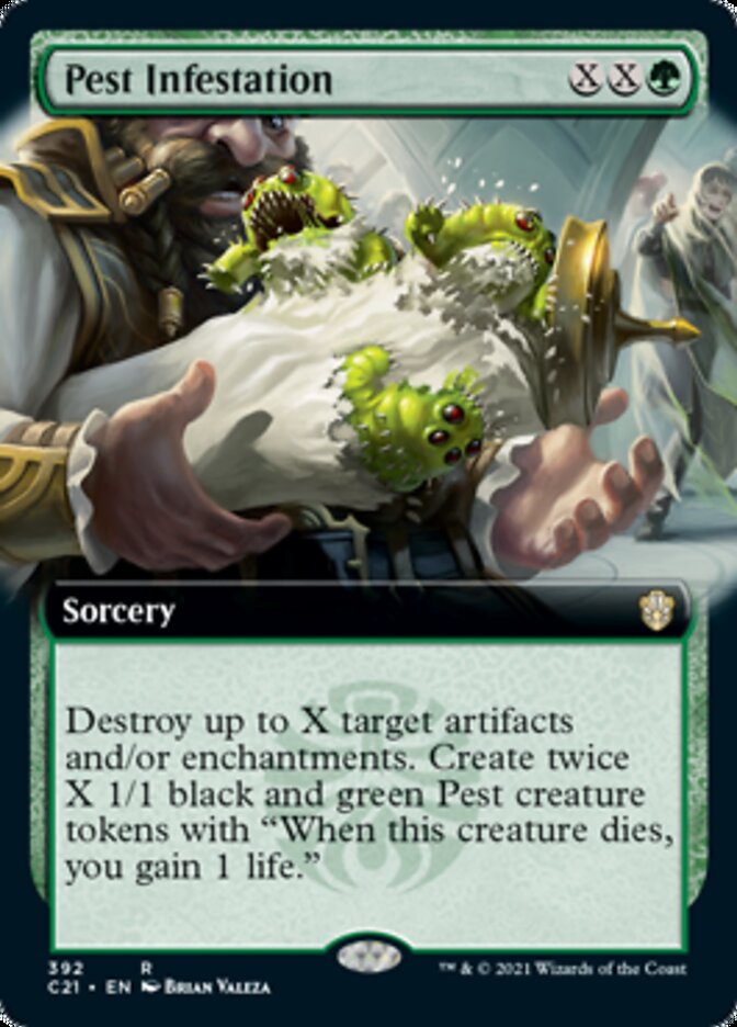 Pest Infestation (Extended Art) (392) [Commander 2021]
