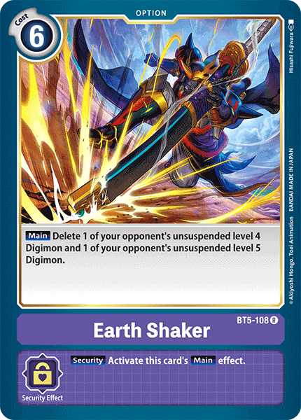 Earth Shaker (BT5-108 R) [Battle of Omni]