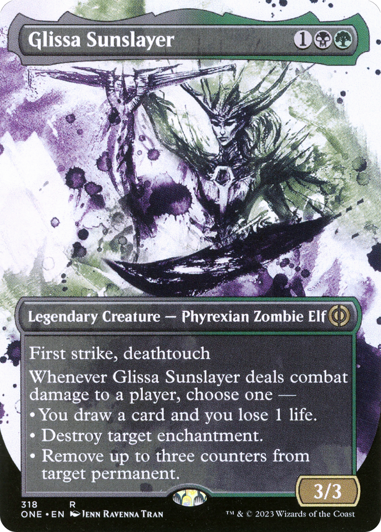 Glissa Sunslayer (Showcase) (318) [Phyrexia: All Will Be One]