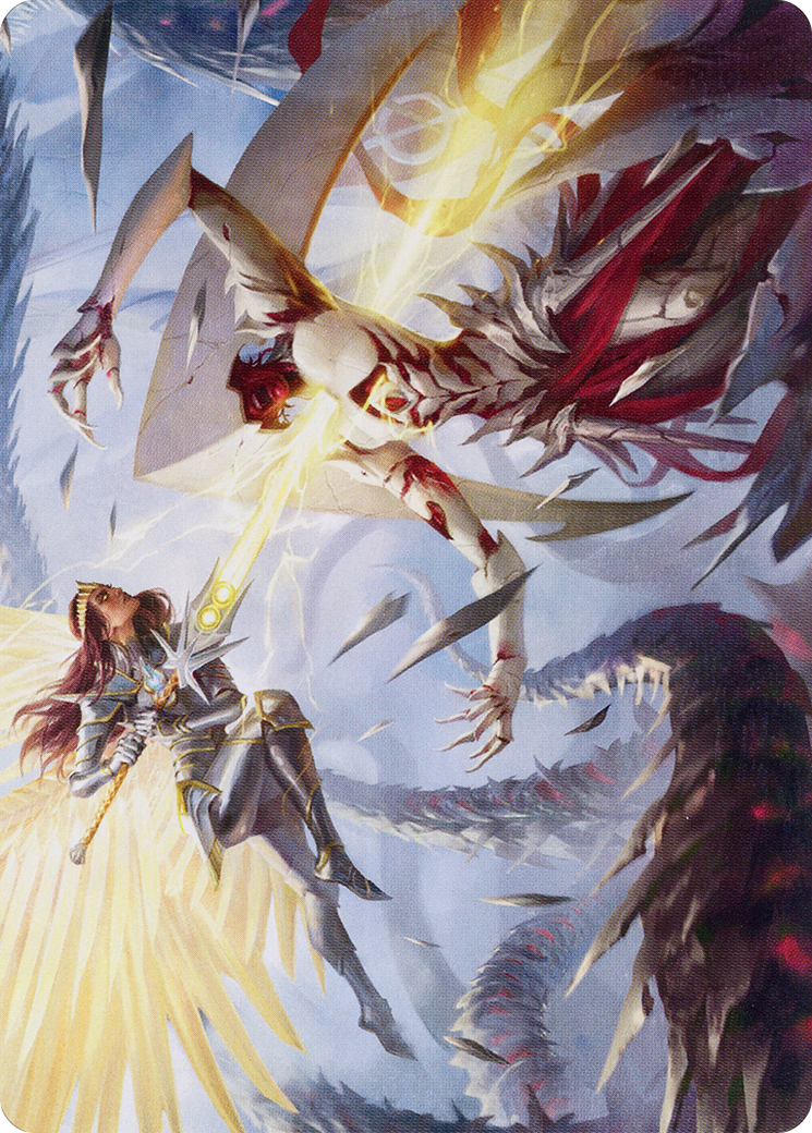 Elspeth's Smite Art Card (5) [Art Series: March of the Machine]