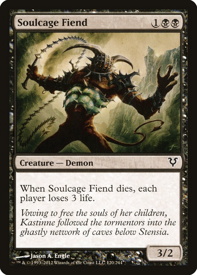 Soulcage Fiend (120) [Avacyn Restored]