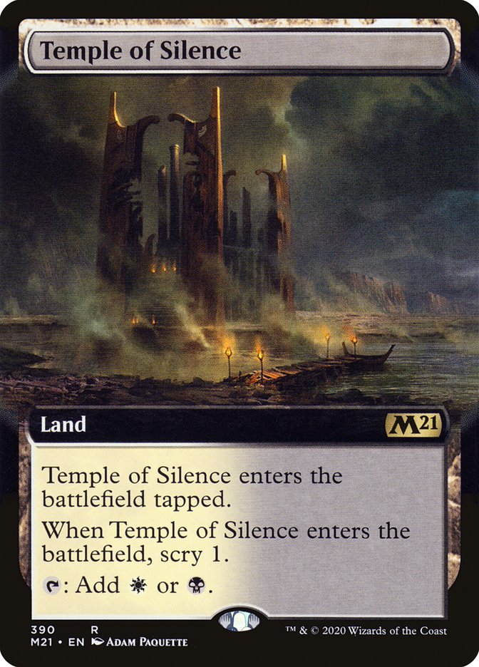 Temple of Silence (Extended Art) (390) [Core Set 2021]