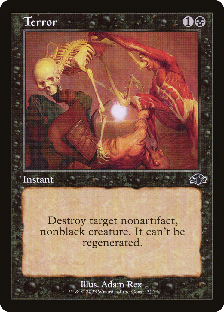 Terror (Retro Frame) (312) [Dominaria Remastered]