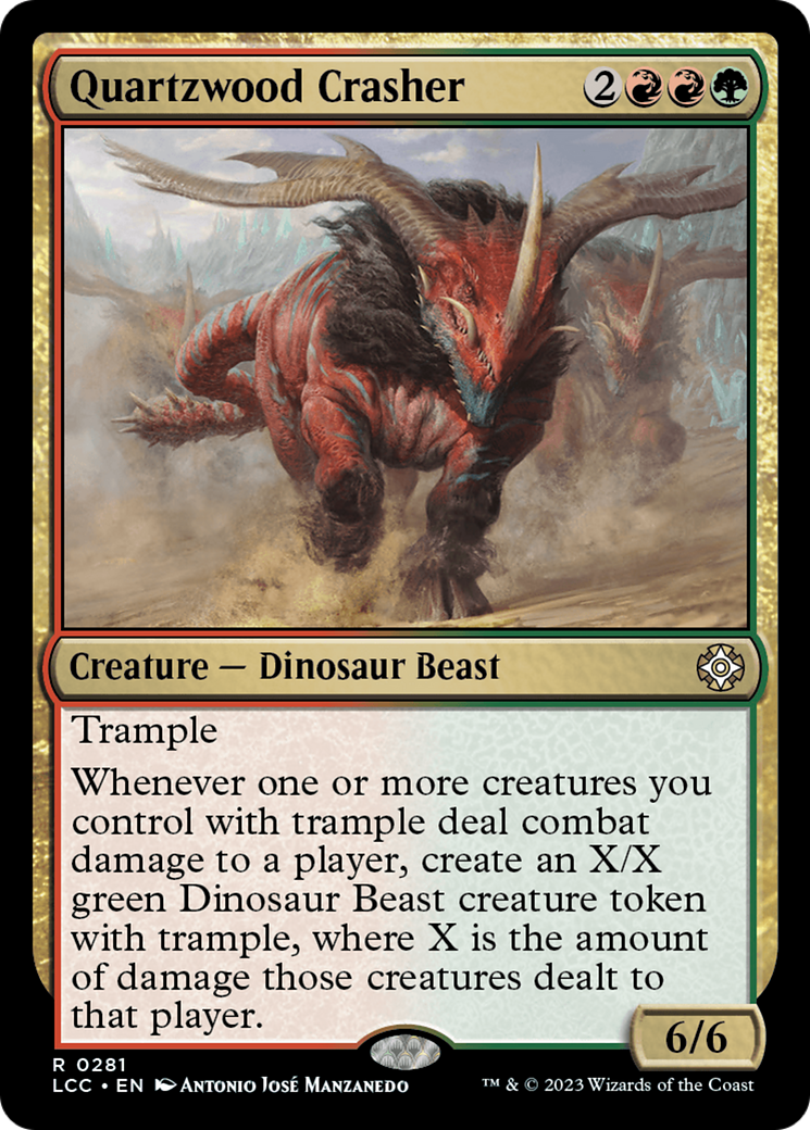 Quartzwood Crasher (281) [Commander: The Lost Caverns of Ixalan]