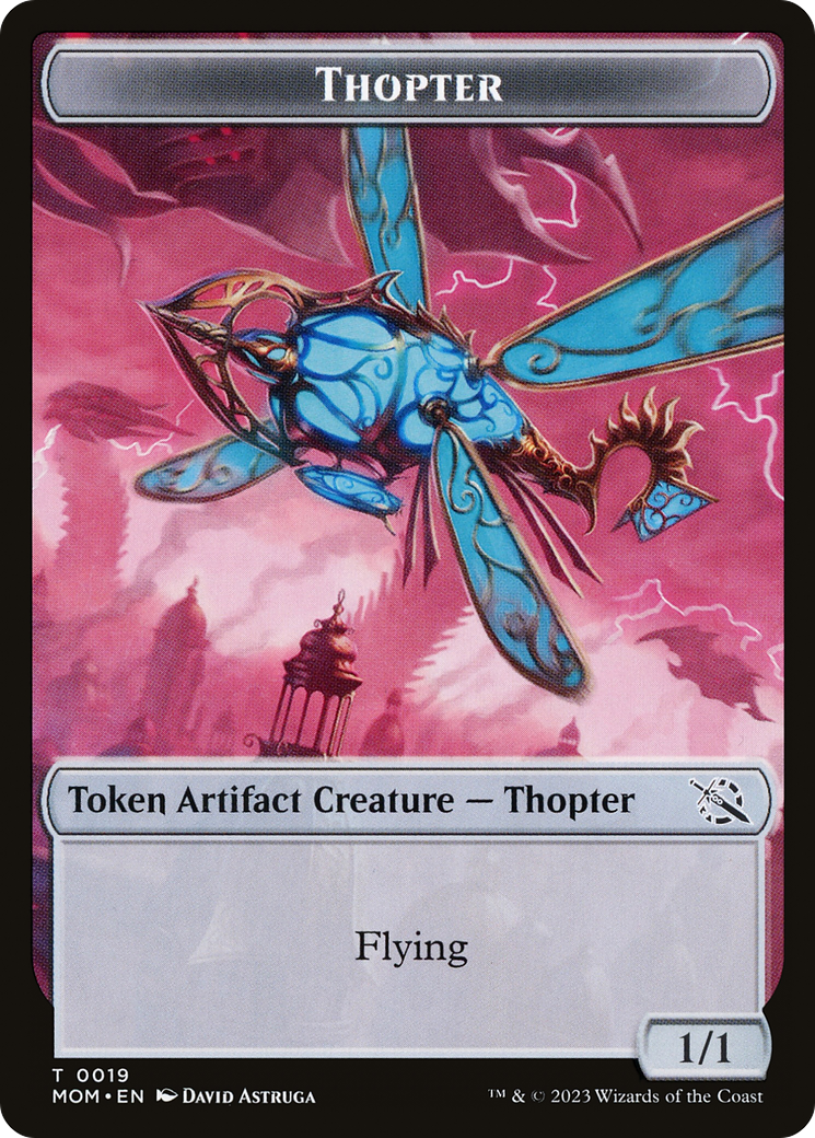 Soldier // Thopter Double-Sided Token (2 // 19) [March of the Machine]