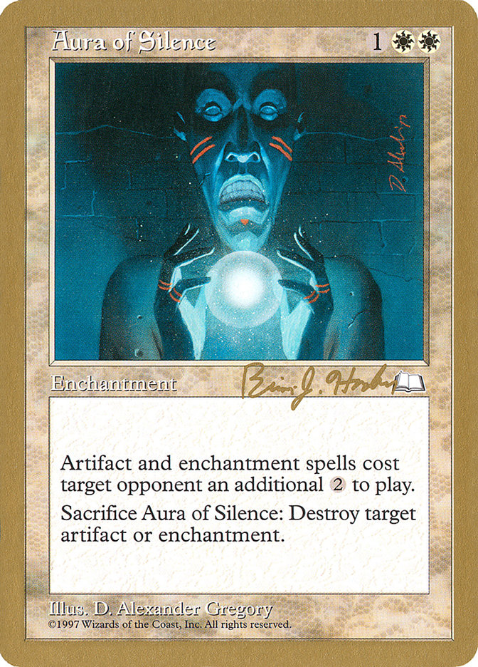 Aura of Silence - 1998 Brian Hacker (WTH) [World Championship Decks]
