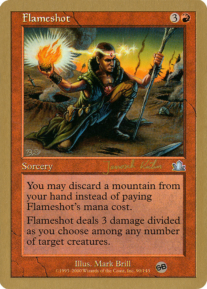 Flameshot - 2000 Janosch Kuhn (PCY) (SB) [World Championship Decks]