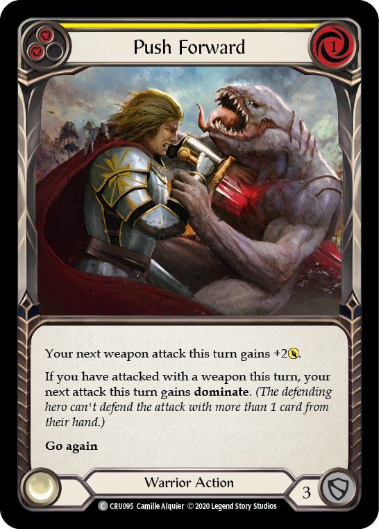 Push Forward (Yellow) (CRU095) [Crucible of War]