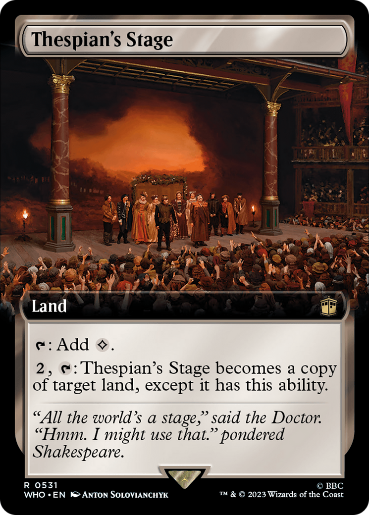 Thespian's Stage (Extended Art) (531) [Universes Beyond: Doctor Who]