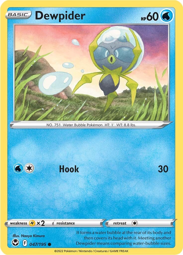 Dewpider (047/195) [SWSH12: Silver Tempest]