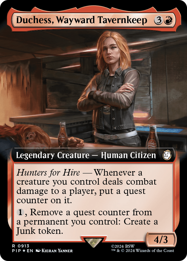 Duchess, Wayward Tavernkeep (Extended Art) (Surge Foil) (913) [Universes Beyond: Fallout]