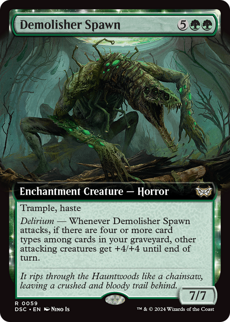 Demolisher Spawn (Extended Art) (59) [Commander: Duskmourn: House of Horror]