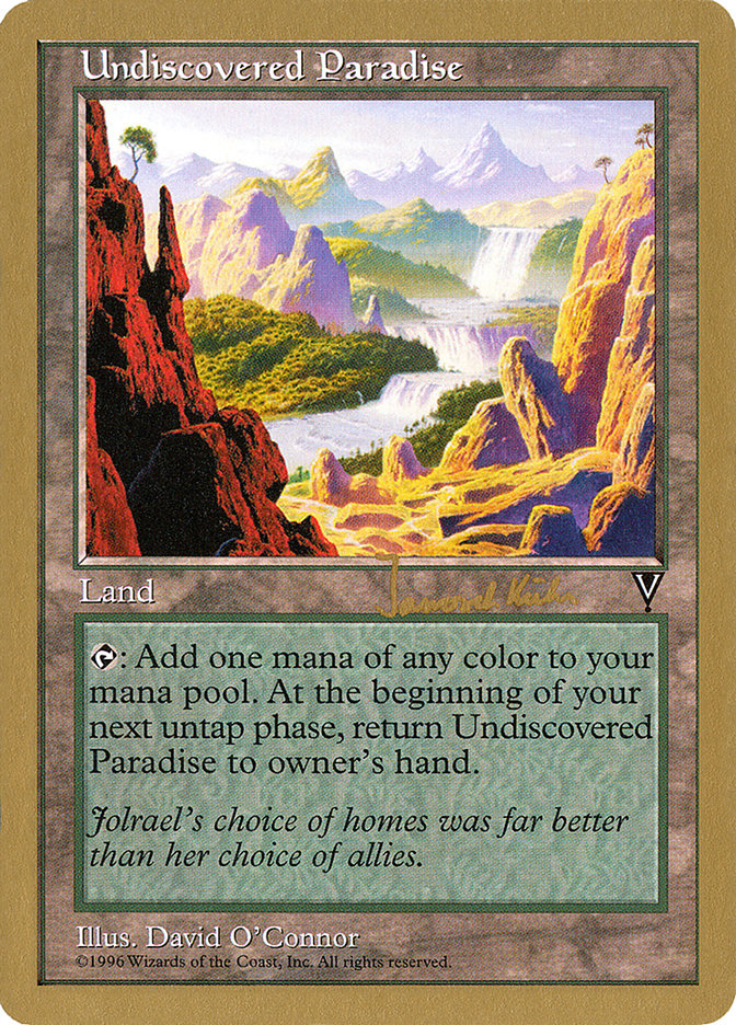 Undiscovered Paradise - 1997 Janosch Kuhn (VIS) [World Championship Decks]