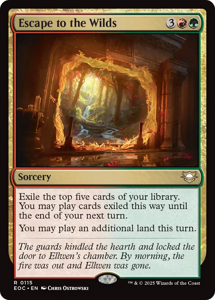 Escape to the Wilds (115) [Commander: Edge of Eternities]