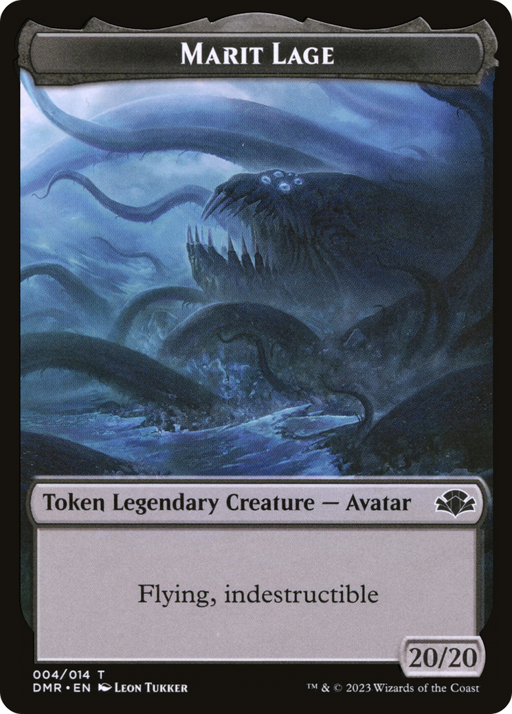 Marit Lage Token (4) [Dominaria Remastered]